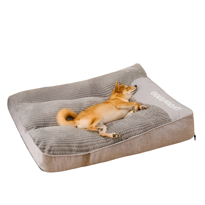 Cama Premium de Veludo Calmante para Cães e Gatos