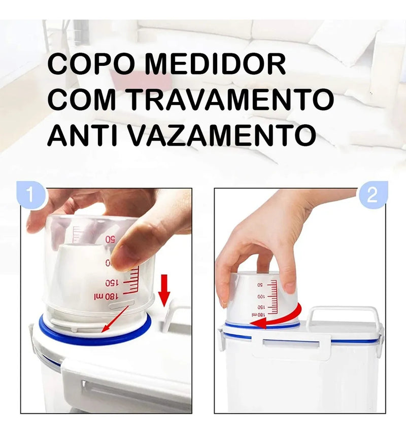 Pote Hermético para Ração Pet