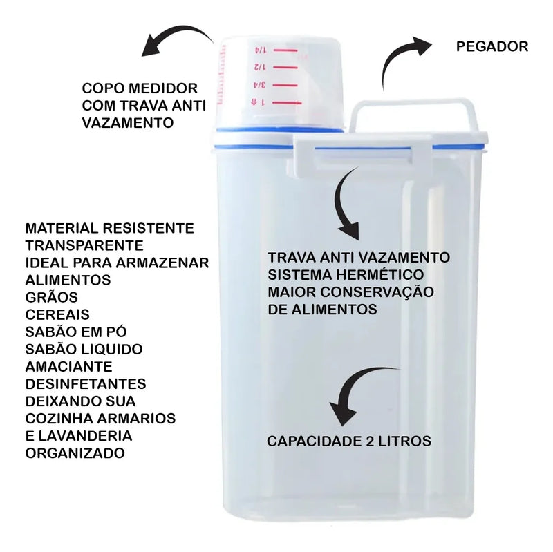 Pote Hermético para Ração Pet