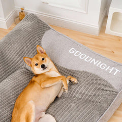 Cama Premium de Veludo Calmante para Cães e Gatos